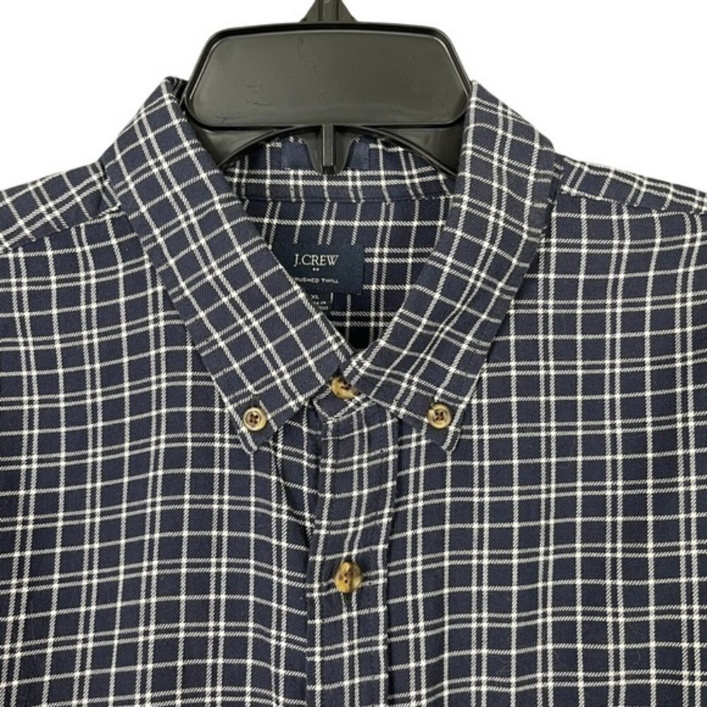 J.Crew Shirt Mens M Plaid Oxford Button Front Fall Classic Workwear Heritage